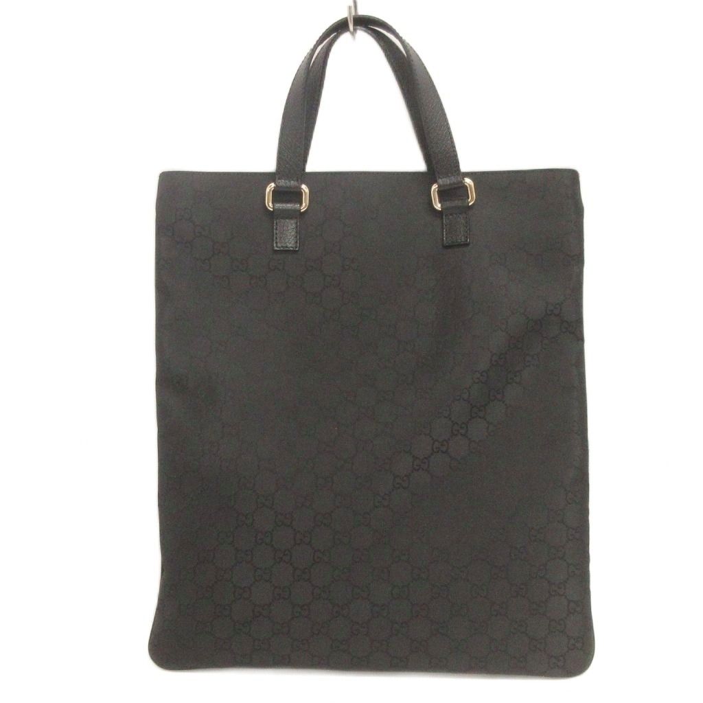 Gucci Tote Bag GG Canvas All Over Pattern Black