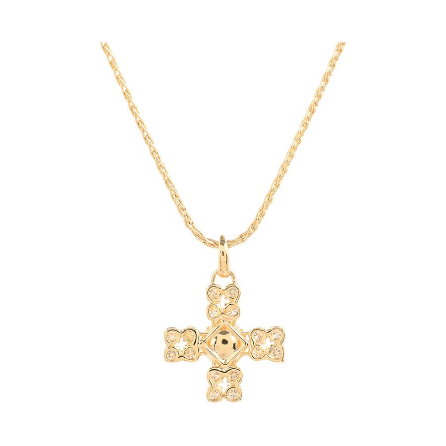 Dior Necklace Pearl Gold — view 3