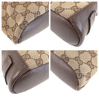 Gucci Beige Brown Gold Leather Shoulder Bag — view 3