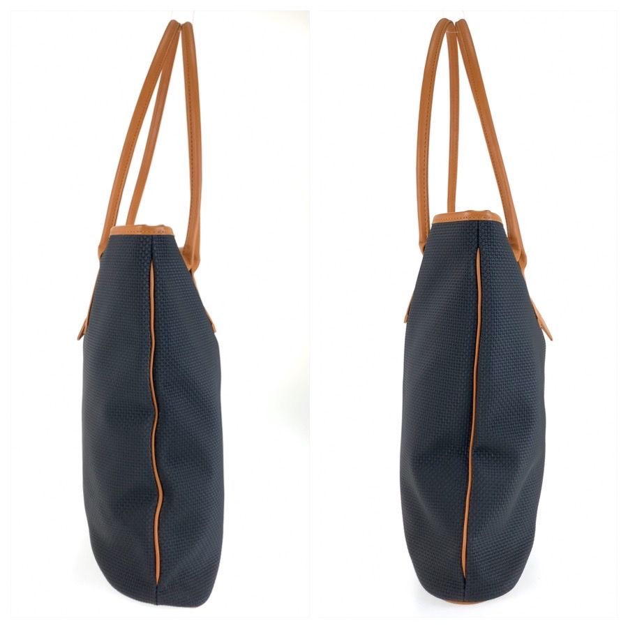 Saint Laurent YSL Black Brown Tote Shoulder Bag — view 7
