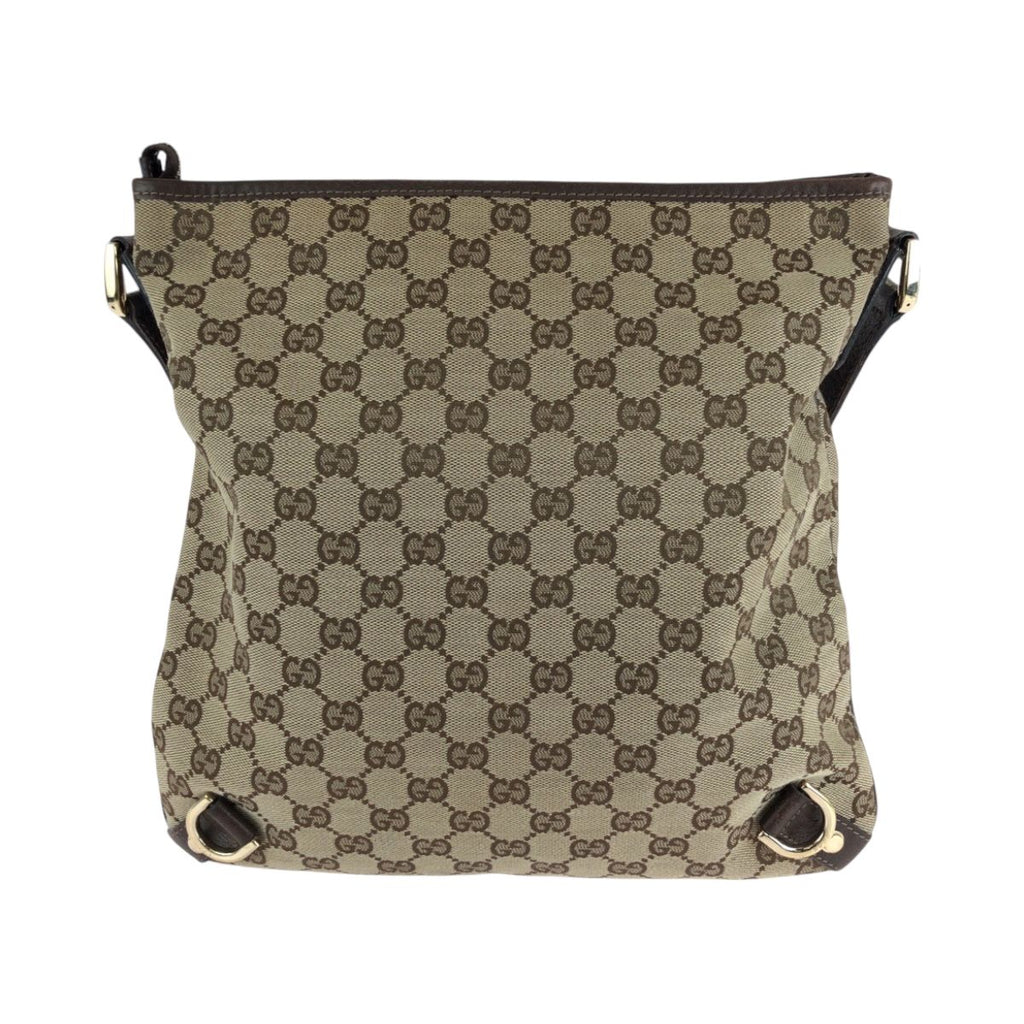 Gucci Abbey Brown Gold Shoulder Bag — view 2