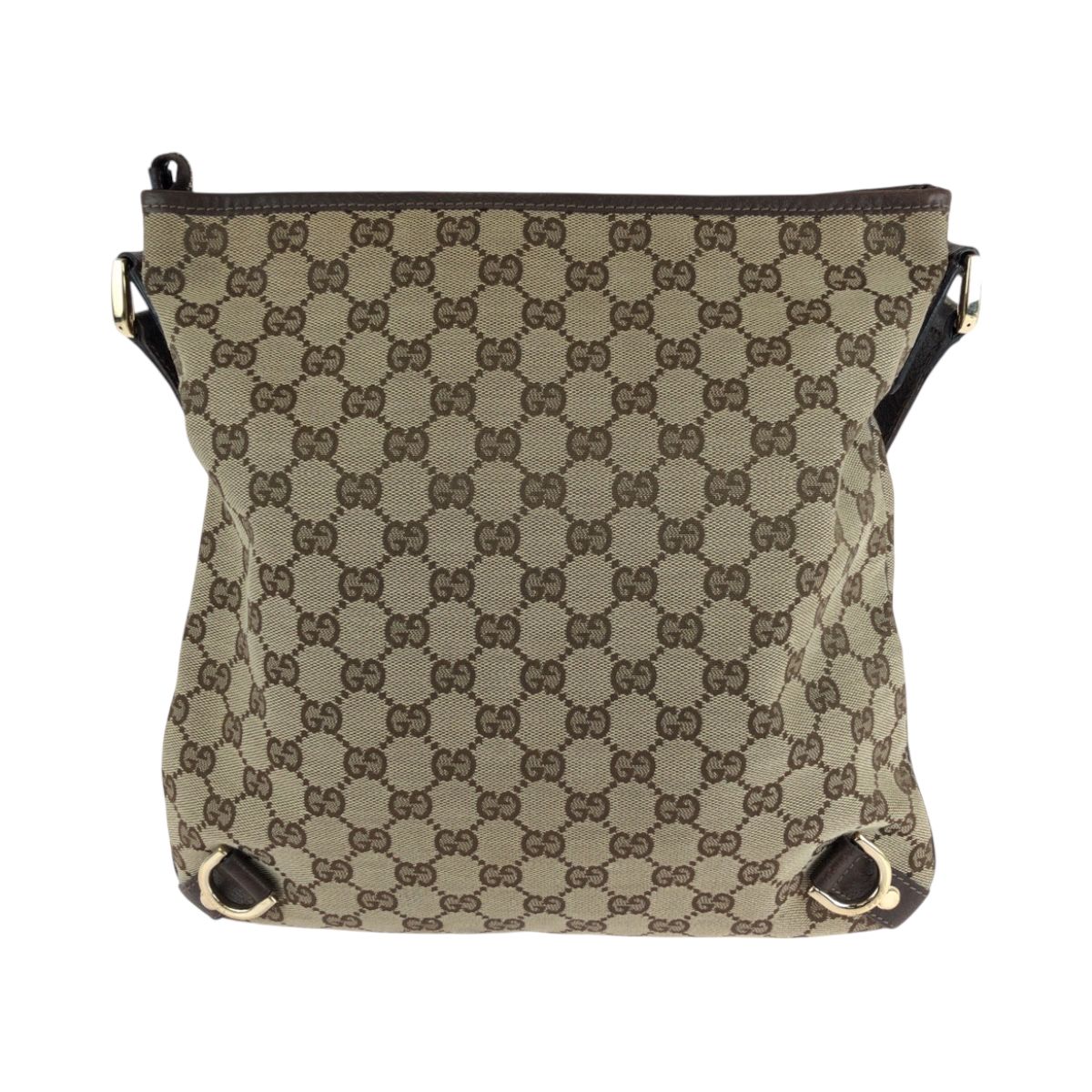 Gucci Abbey Brown Gold Shoulder Bag — view 2