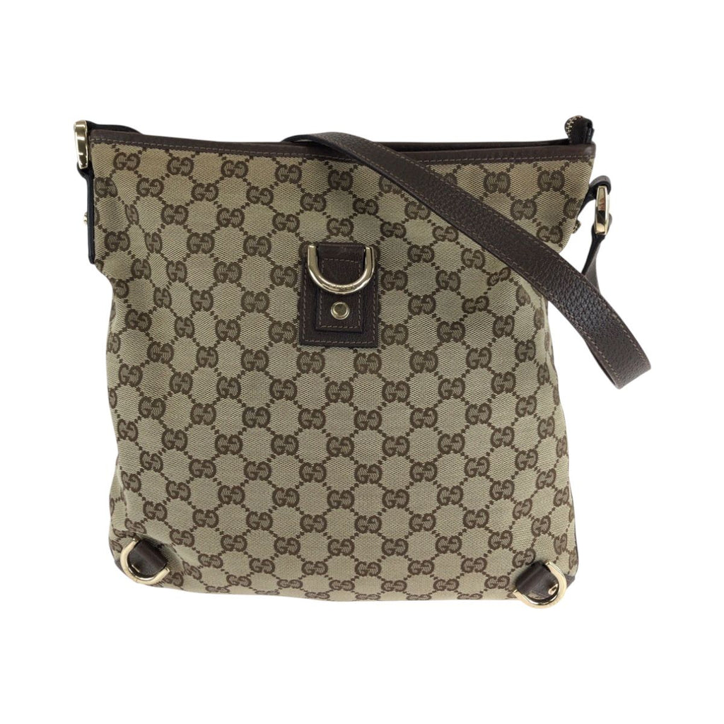 Gucci Abbey Brown Gold Shoulder Bag