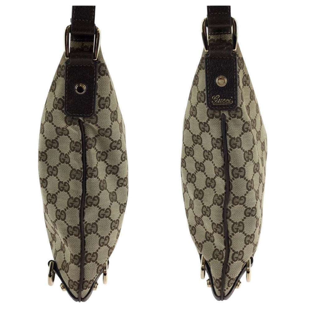 Gucci Abbey Brown Gold Shoulder Bag — view 8