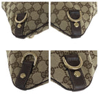 Gucci Abbey Brown Gold Shoulder Bag — view 4