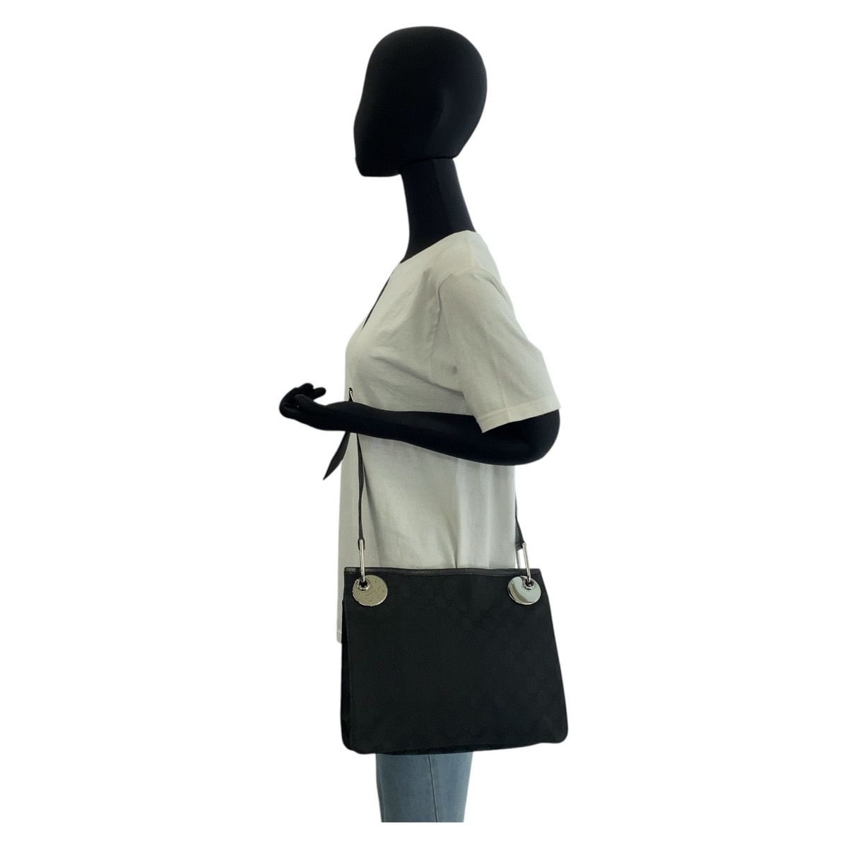 Gucci Black Silver Shoulder Bag — view 5
