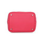 Hermes Handbag Picotin Lock PM Rose Silver Taurillon Clemence — view 3