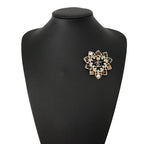 Chanel Brooch CC Logo Heart Rhinestone Faux Pearl Color Stone Metal — view 4