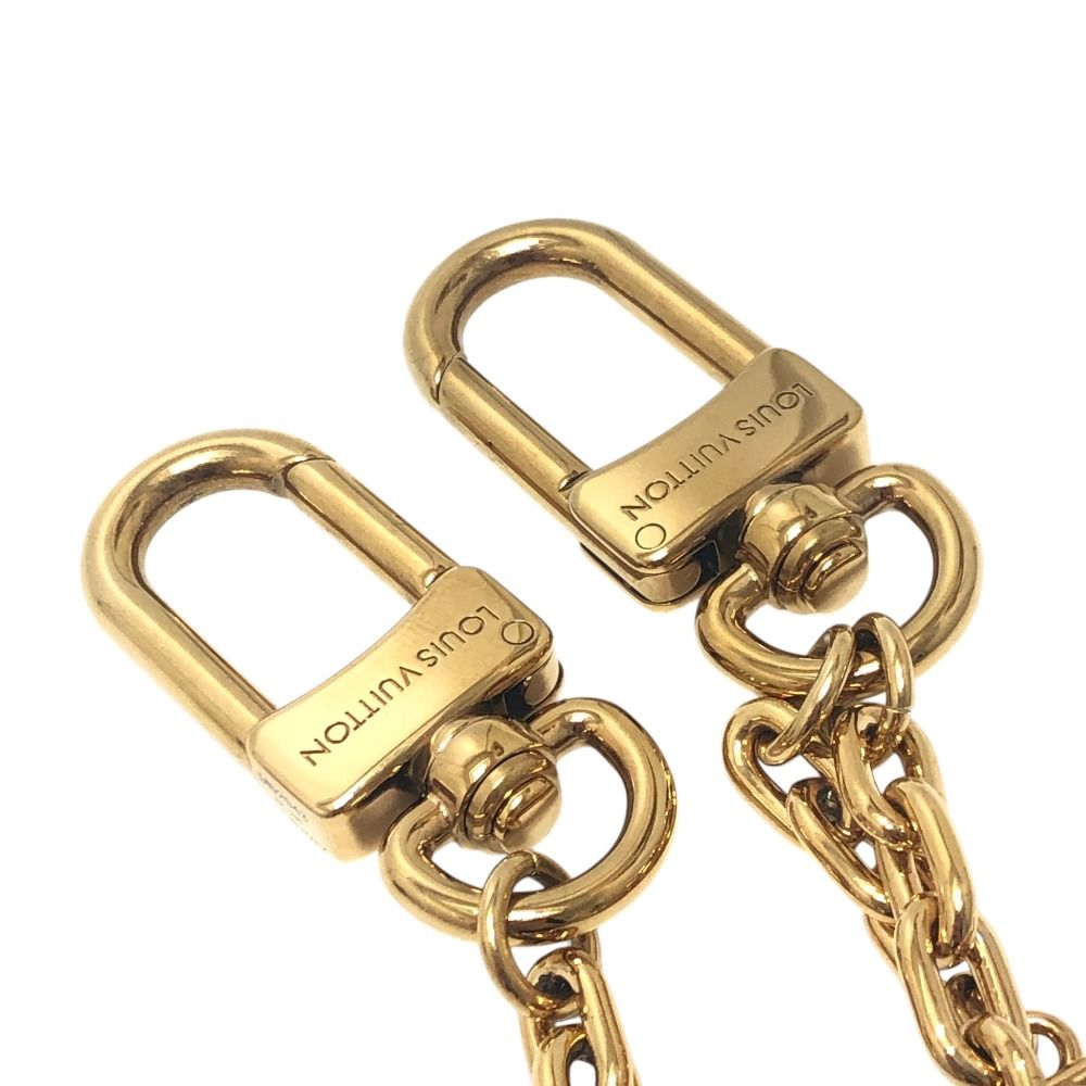 Louis Vuitton Bag Charm LV Heart Padlock Pearl Metal Gold — view 5