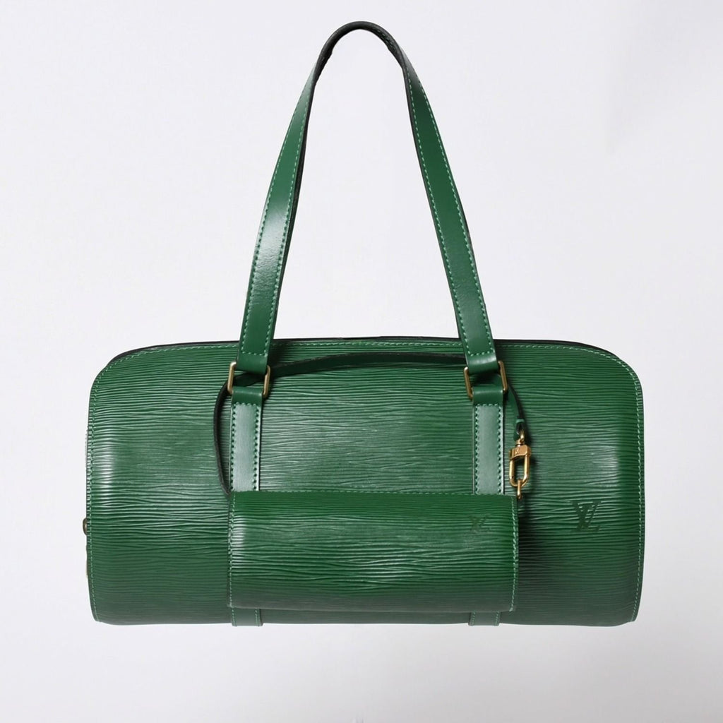 Louis Vuitton Epi Soufflot Shoulder Bag Borneo Green