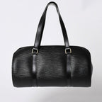 Louis Vuitton Epi Soufflot Shoulder Bag Black — view 2