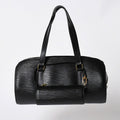 Louis Vuitton Epi Soufflot Shoulder Bag Black