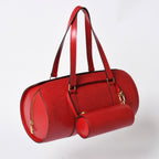 Louis Vuitton Tote Bag Epi Soufflot Red Gold — view 3