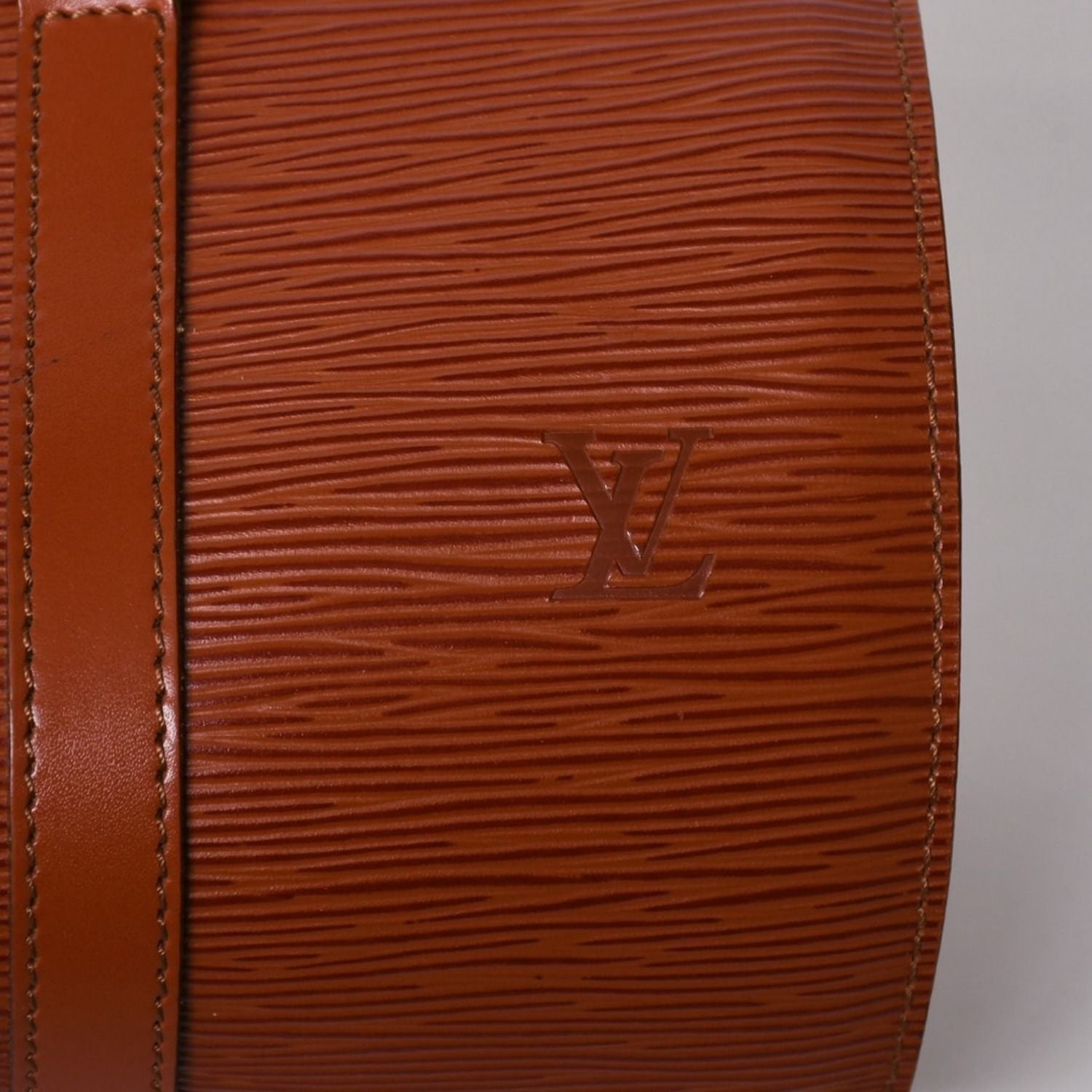 Louis Vuitton Epi Soufflot Shoulder Bag Kenya Brown — view 6