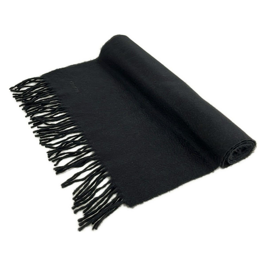 Hermes Scarf Black Cashmere