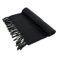 Hermes Scarf Black Cashmere