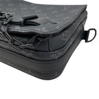 Louis Vuitton Shoulder Bag Steamer Messenger Monogram Eclipse Black — view 7