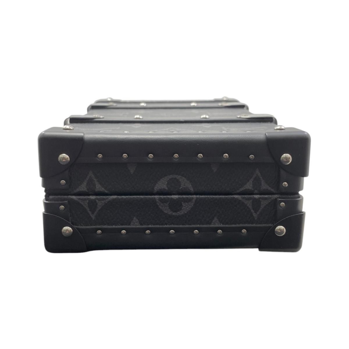 Louis Vuitton Clutch Wallet Trunk Monogram Eclipse Black Gray — view 6