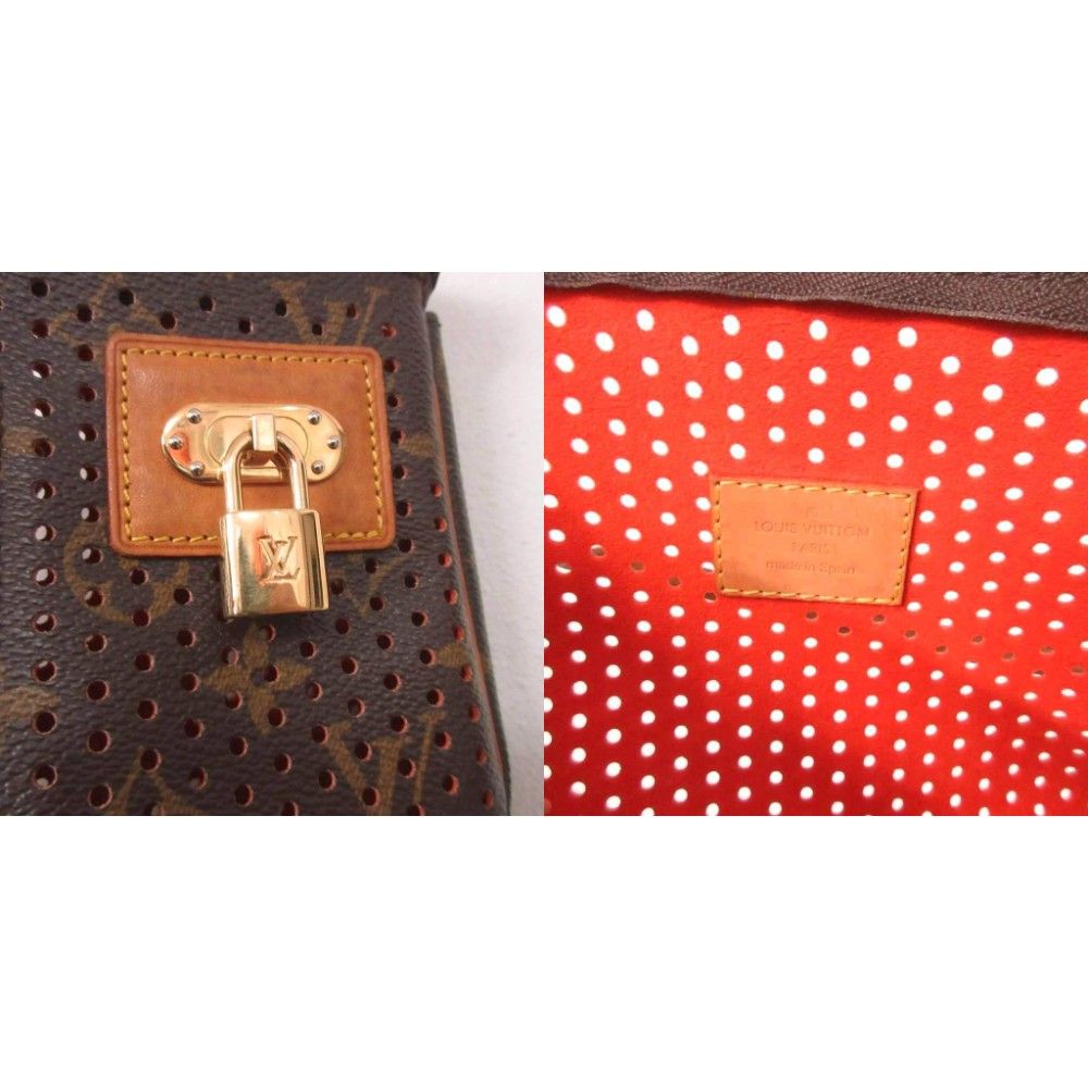 Louis Vuitton Monogram Perfo Pochette Soir Pouch — view 8