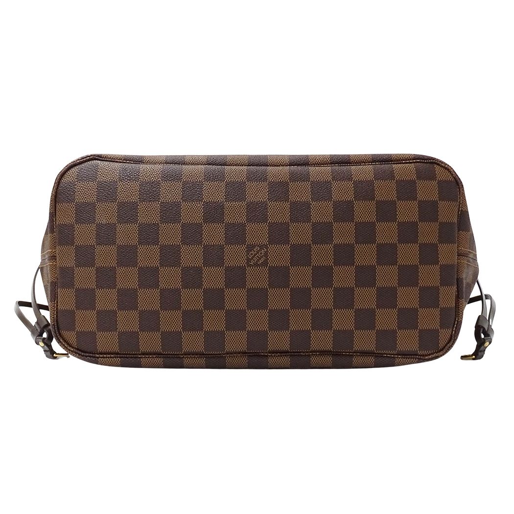 Louis Vuitton Damier Tote Neverfull MM Brown Shoulder Bag — view 3