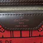 Louis Vuitton Damier Tote Neverfull MM Brown Shoulder Bag — view 6