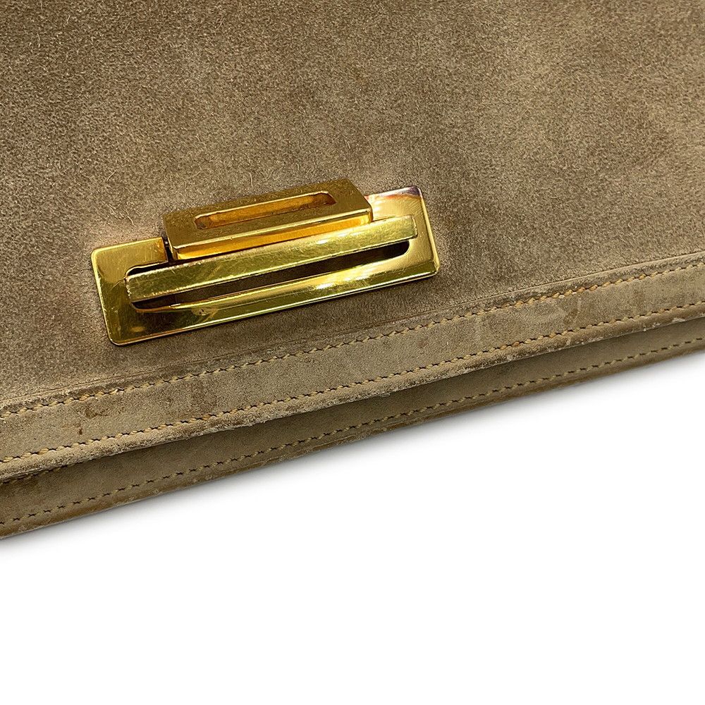 Hermes Shoulder Bag Kiddu Beige Gold Dobris — view 8