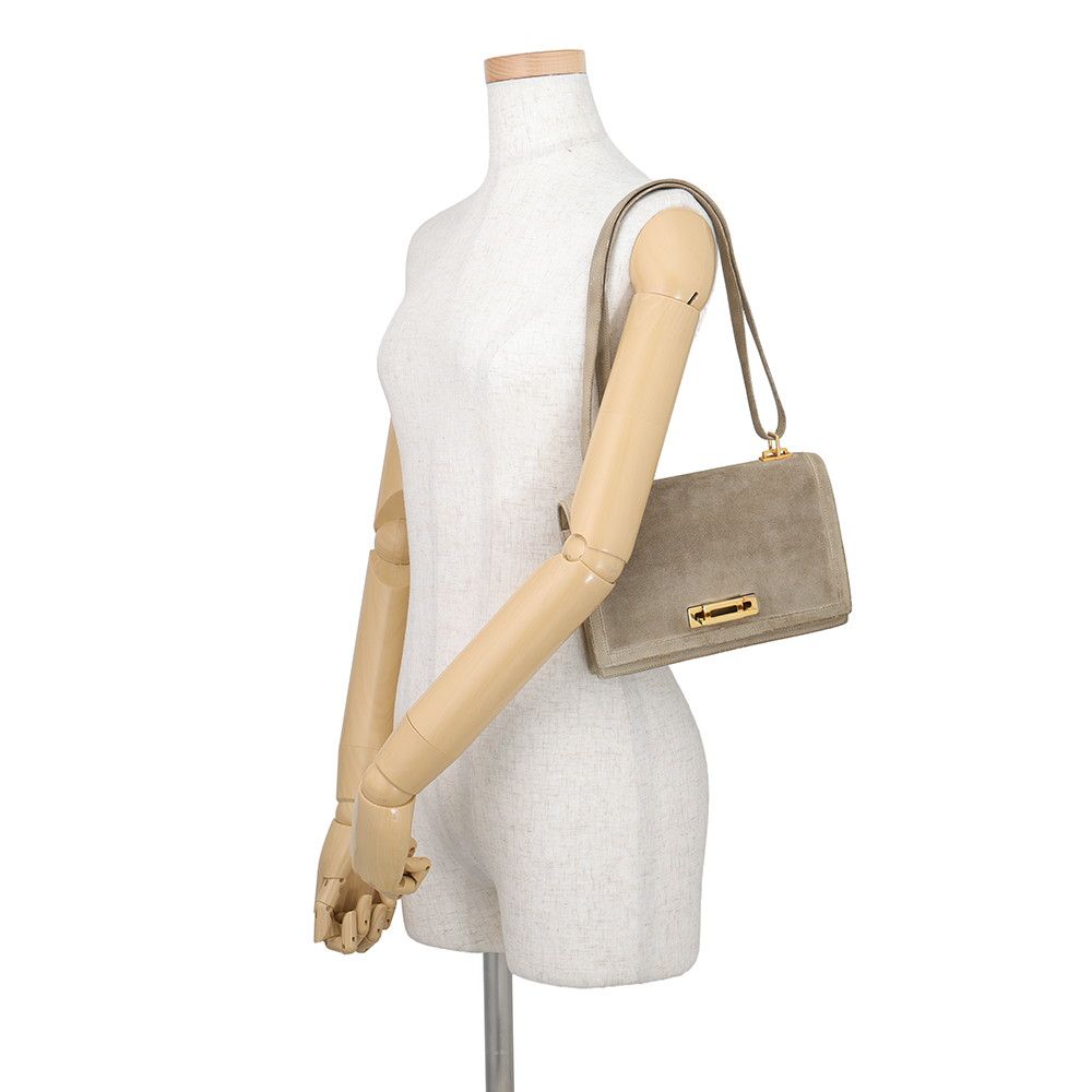 Hermes Shoulder Bag Kiddu Beige Gold Dobris — view 4