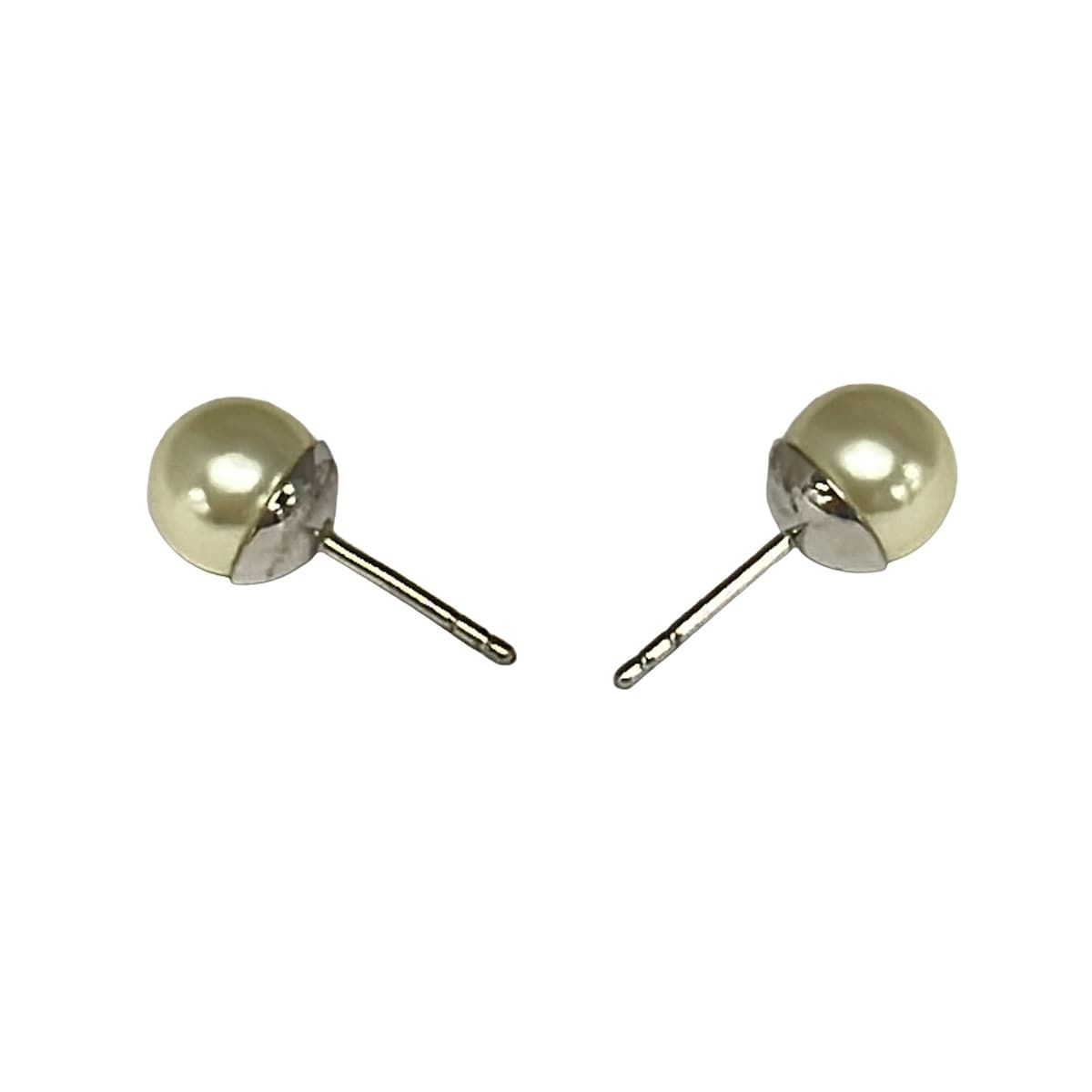 Dior Earrings Tribal Silver Ivory — view 3