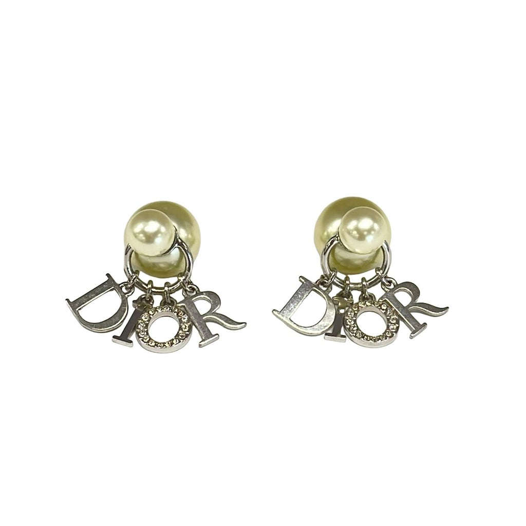 Dior Earrings Tribal Silver Ivory — view 2