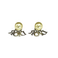 Dior Earrings Tribal Silver Ivory