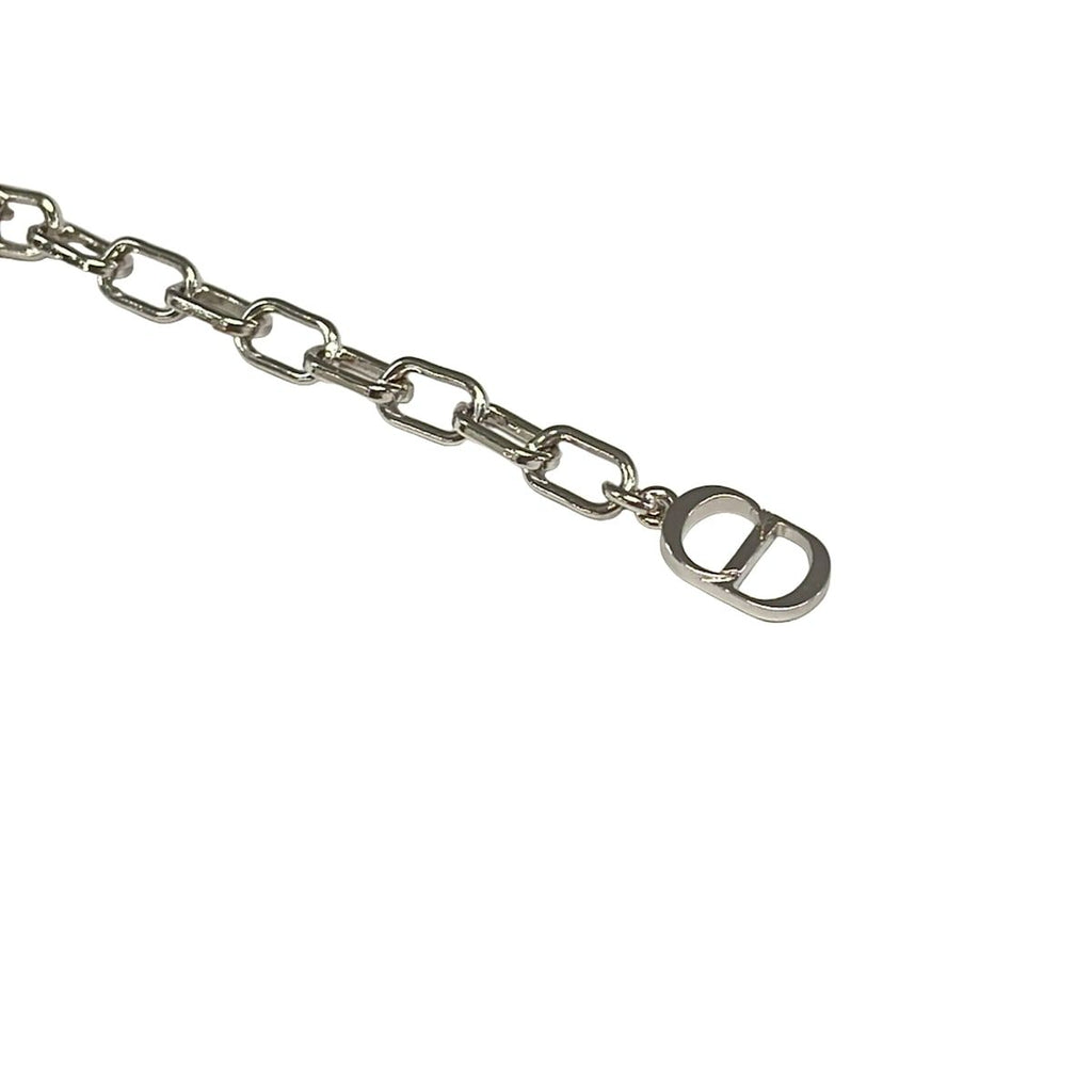 Dior Necklace Gold Silver Dark Brown — view 5