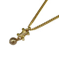 Celine Necklace Triomphe Gold Faux Pearl