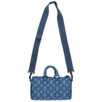 Louis Vuitton Keepall Bandouliere 25 Monogram Atlantic Blue 2-Way Handbag 25