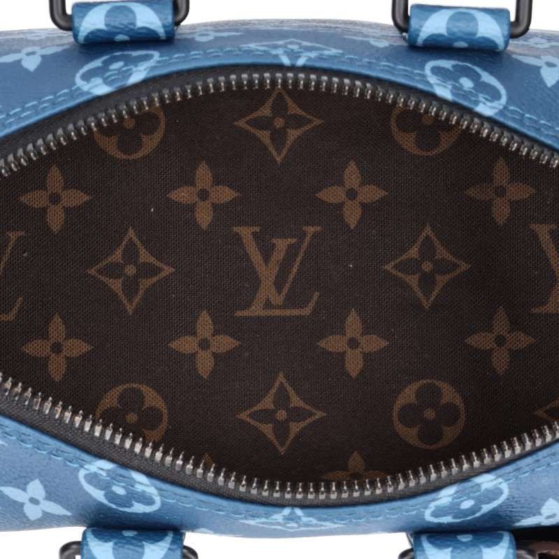 Louis Vuitton Keepall Bandouliere 25 Monogram Atlantic Blue 2-Way Handbag 25 — view 3