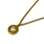 Celine Necklace Ivory Gold Faux Pearl