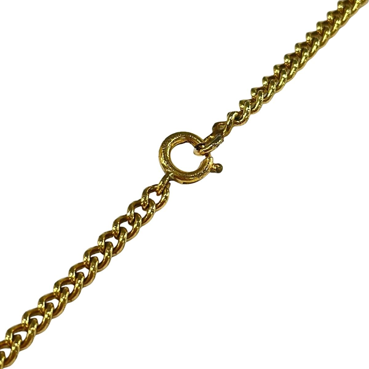 Celine Necklace Ivory Gold Faux Pearl — view 4