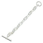 Hermes Chaine D'ancre TGM Silver Bracelet
