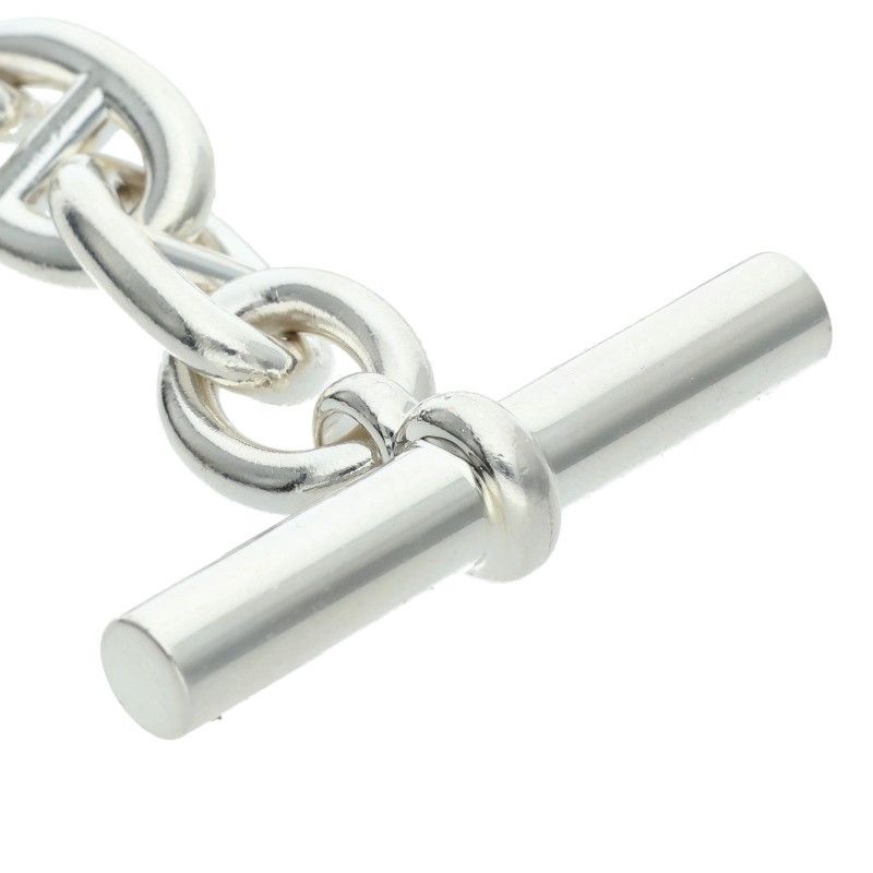 Hermes Chaine D'ancre TGM Silver Bracelet — view 3