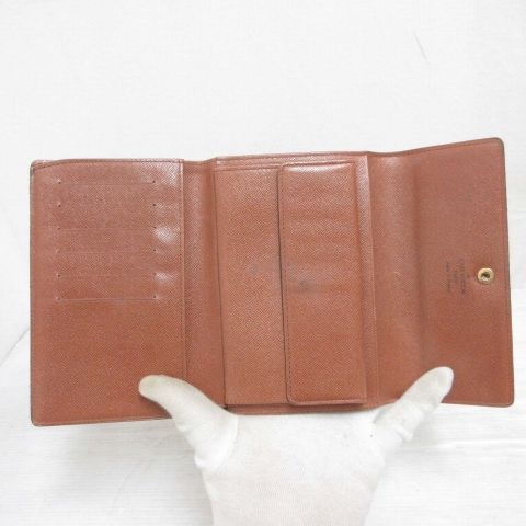 Louis Vuitton Monogram Porte Tresor Etui Papiers Trifold Wallet — view 4