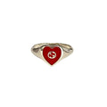 Gucci Ring Interlocking Silver