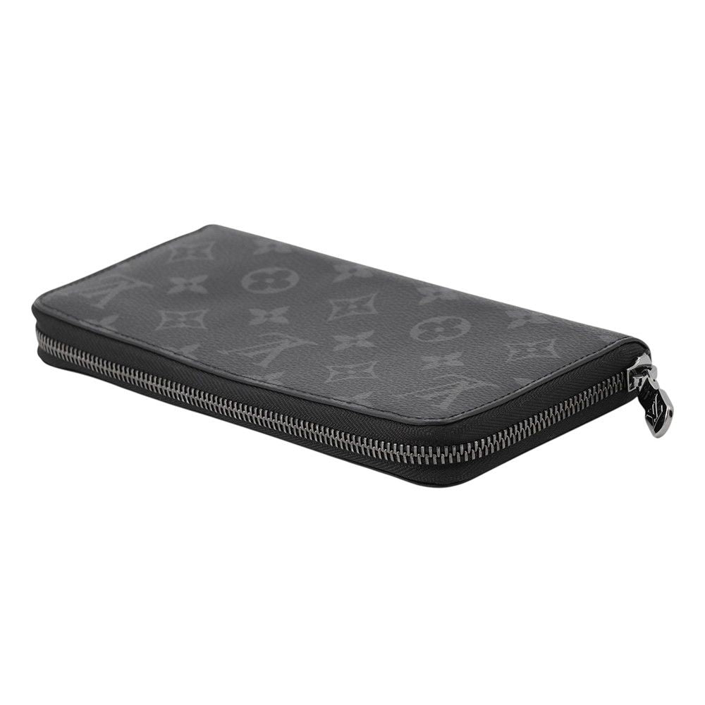 Louis Vuitton Wallet Monogram Eclipse Zippy Horizontal Black — view 2