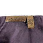 Loewe Shawl Purple Beads Wool Silk Scarf — view 2