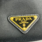Prada Shoulder Bag Logo Jacquard Ribbon Black — view 6
