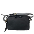 Prada Shoulder Bag Logo Jacquard Ribbon Black