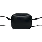 Gucci Vintage GG Logo Leather Mini Shoulder Bag Crossbody Pochette Black — view 3