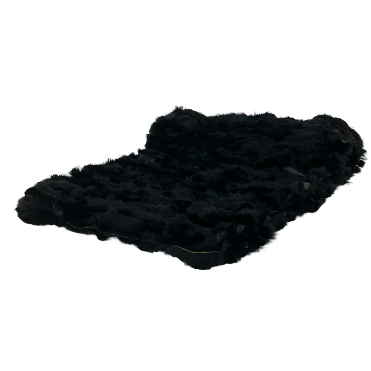 Fendi Shawl Black Fur Scarf