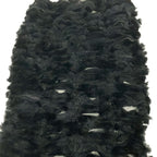 Fendi Shawl Black Fur Scarf — view 3