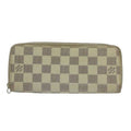 Louis Vuitton Damier Azur Portefeuille Clemence Zip Around Wallet