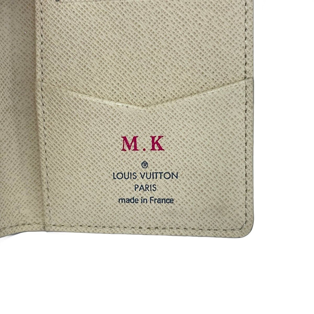 Louis Vuitton Card Case Damier Pocket Organizer Azur Initial — view 4
