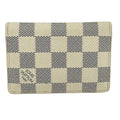 Louis Vuitton Card Case Damier Pocket Organizer Azur Initial